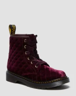 Junior 1460 Velvet Lace Up -maiharit