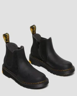 Junior 2976 Wintergrip Suede Chelsea -bootsit in Musta