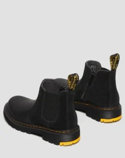 Junior 2976 Wintergrip Suede Chelsea -bootsit in Musta