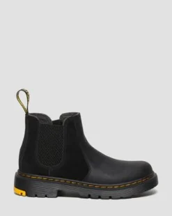 Junior 2976 Wintergrip Suede Chelsea -bootsit in Musta