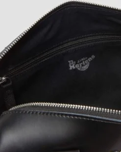 Kiev Leather Top Handle -laukku in Musta