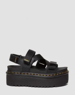 Kimber II Logo Webbing -sandaalit in Musta