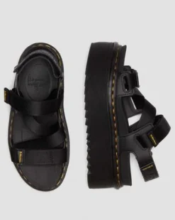 Kimber II Logo Webbing -sandaalit in Musta