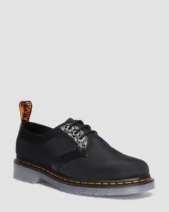 1461 King Nerd Leather Shoes in Musta