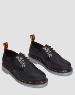 1461 King Nerd Leather Shoes in Musta