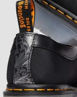 1461 King Nerd Leather Shoes in Musta