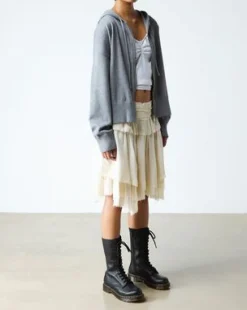 Korkeavartiset 1B99 Virginia Leather High -maiharit in Musta
