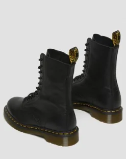 Korkeavartiset 1490 Virginia Leather High -maiharit in Musta