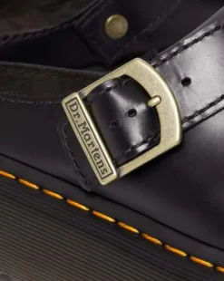 Laketen Leather Platform Mules in Musta