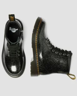 LASTEN 1460 GLITTER-KIILTONAHKAMAIHARIT in Musta & Hopea