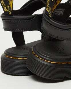 Lasten Klaire Strap -nahkasandaalit in Musta