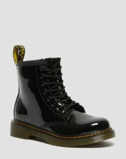 Lasten 1460 Patent Lace Up -nauhamaiharit in Musta