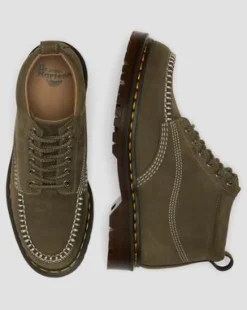 Lowell Chukka Nubuck Moc Toe -nilkkurit in Oliivi Vihreä