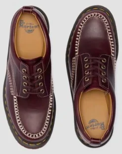 Lowell Leather Moc Toe -kengät in Kirsikanpunainen