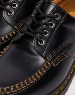 Lowell Leather Moc Toe -kengät in Musta