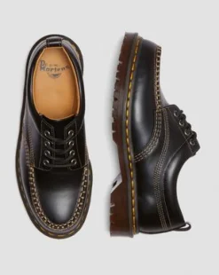 Lowell Leather Moc Toe -kengät in Musta