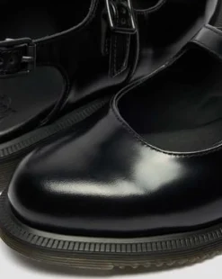 Madaline Mary Jane Smooth Leather Sling Back -kengät&nbsp; in Musta
