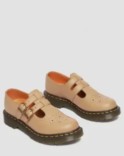 8065 Mary Jane Virginia Leather -kengät in Savannah Tan