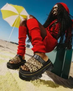 Mattison Leopard Slide -sandaalit in Leopardi