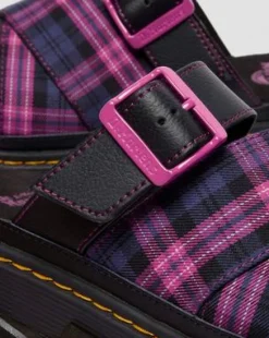 MATTISON SLIDE SLIP ON -SANDAALIT in Musta & Vaaleanpunainen Monivärinen