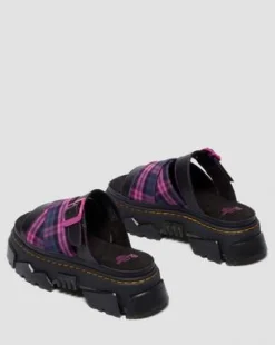 MATTISON SLIDE SLIP ON -SANDAALIT in Musta & Vaaleanpunainen Monivärinen