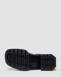 Maybole Leather Square Toe Chelsea -nilkkurit in Musta