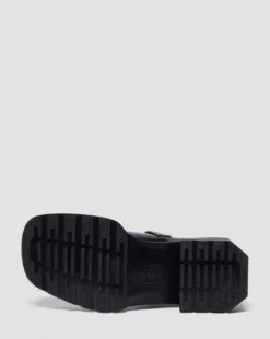 Maybole Leather Square Toe Mary Jane -kengät in Musta