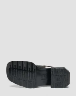Maybole Square Toe Rub Off Leather -lipokkaat in Kirsikanpunainen