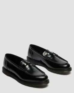 Mayfare Smooth Leather -loaferit in Musta