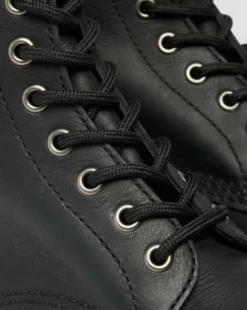 1460 Metal Toe Leather -maiharit in Musta