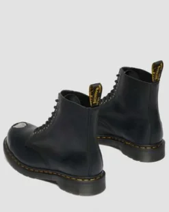 1460 Metal Toe Leather -maiharit in Musta