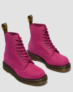 1460 MILLED NUBUCK LACE UP -MAIHARIT in Vaaleanpunainen