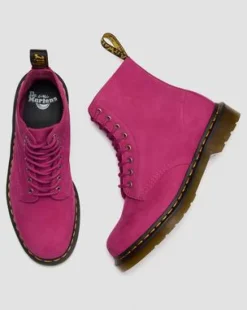 1460 MILLED NUBUCK LACE UP -MAIHARIT in Vaaleanpunainen