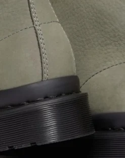 1460 Milled Nubuck Leather Lace Up -maiharit in Nickel Grey
