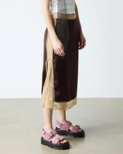 Mokkanahkaiset Zebzag-sandaalit in Dusty Rose Pink