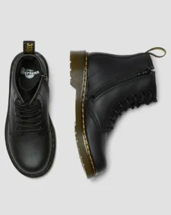 Nahkaiset Junior 1460 Softy T Lace Up -maiharit in Musta