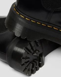 Nahkaiset 2976 Quad Smooth Platform Chelsea -bootsit in Musta