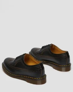 Nahkaiset Vintage 3989 Quilon Brogue -kengät in Musta