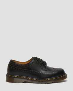 Nahkaiset Vintage 3989 Quilon Brogue -kengät in Musta