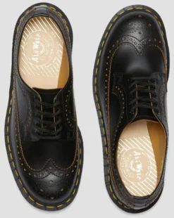 Nahkaiset Vintage 3989 Quilon Brogue -kengät in Musta