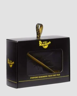 Newborn 1460 Auburn Leather -tossut in Musta
