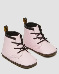Newborn 1460 Auburn Leather -tossut in Pale Pink