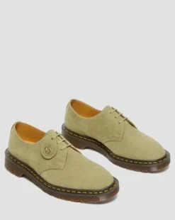 Nupukkinahkaiset 1461 Made in England -nahkakengät in Vihreä
