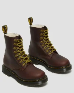 1460 Pascal Dm Wintergrip -Nahkanilkkurit in Ruskea
