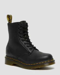 1460 Pascal Virginia Leather Lace Up -maiharit in Musta