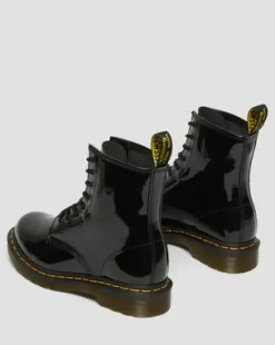 1460 Patent Leather Lace Up -maiharit in Musta