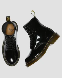 1460 Patent Leather Lace Up -maiharit in Musta