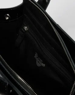 Pieni nahkainen Tote Bag in Musta