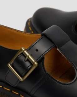 Polley Smooth Leather Mary Jane -kengät in Musta
