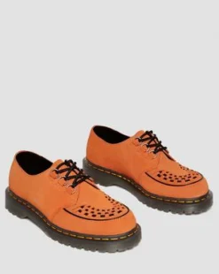Ramsey Woven Suede Creepers in Oranssi